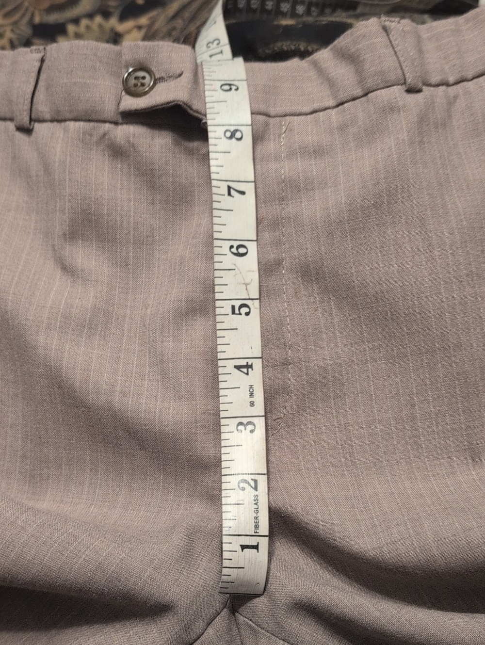 YSL three piece suit in tan w/ light pin stripes - Picture 16 of 16